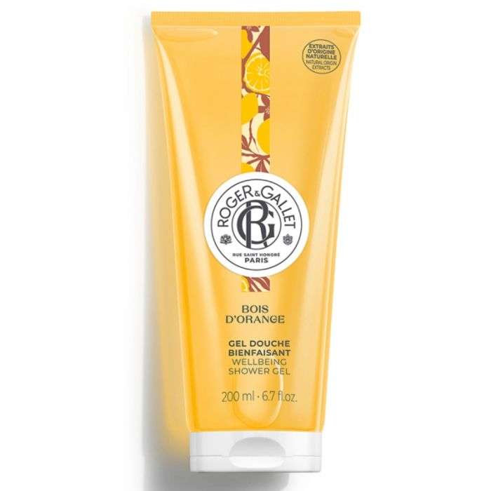 ROGER ET GALLET GEL DOUCHE BOIS D'ORANGE Eau Parfumée Bienfaisante 200ml ROGER ET GALLET GEL DOUCHE BOIS D'ORANGE Eau Parfumée Bienfaisante 200ml