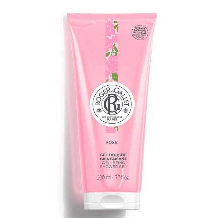 ROGER ET GALLET GEL DOUCHE ROSE Eau Parfumée Bienfaisante 200ml ROGER ET GALLET GEL DOUCHE ROSE Eau Parfumée Bienfaisante 200ml