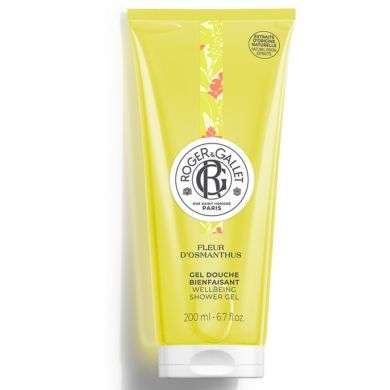 ROGER ET GALLET GEL DOUCHE FLEUR D'OSMANTHUS Eau Parfumée Bienfaisante 200ml ROGER ET GALLET GEL DOUCHE FLEUR D'OSMANTHUS Eau Parfumée Bienfaisante 200ml