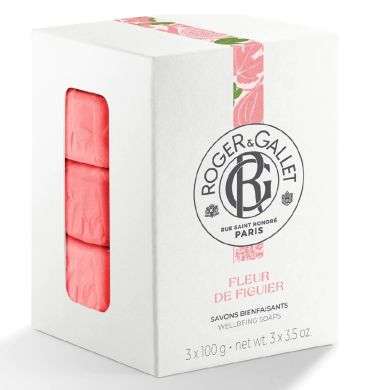 ROGER ET GALLET Coffret Savons Bienfaisants 300g FLEUR DE FIGUIER ROGER ET GALLET Coffret Savons Bienfaisants 300g FLEUR DE FIGUIER