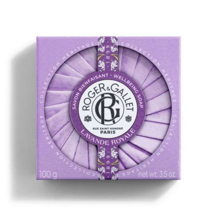 ROGER ET GALLET SAVON COLLECTION HERITAGE LAVANDE ROYALE 100g ROGER ET GALLET SAVON COLLECTION HERITAGE LAVANDE ROYALE 100g