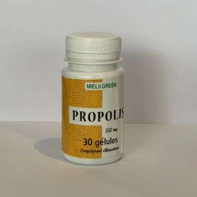 MIELII.GREEN PROPOLIS 350mg 30 Gelules