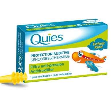 QUIES PROTECTION AUDITIVE Filtre Anti-Pression Avion Enfant QUIES PROTECTION AUDITIVE Filtre Anti-Pression Avion Enfant