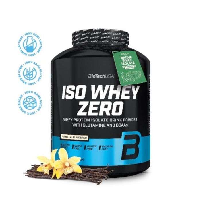 BIOTECHUSA ISO WHEY ZERO GOUT DE VANILLE 2270 GRAMS BIOTECHUSA ISO WHEY ZERO GOUT DE VANILLE 2270 GRAMS