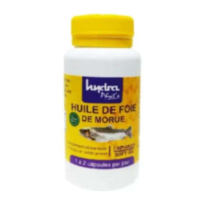 HYDRA HUILE DE FOIE DE MORUE 60 capsules HYDRA HUILE DE FOIE DE MORUE 60 capsules