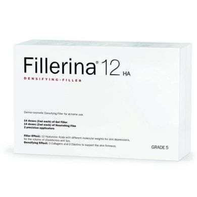 FILLERINA 12 HA dermo-cosmetic densifying filler pour usage a la maison DEGRE 5 FILLERINA 12 HA dermo-cosmetic densifying filler pour usage a la maison DEGRE 5