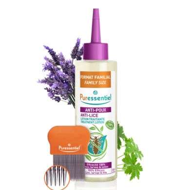 Puressentiel Anti-Poux Lotion Traitante 200 ml + Peigne  Puressentiel Anti-Poux Lotion Traitante 200 ml + Peigne