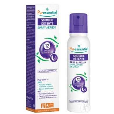 PURESSENTIEL SPRAY AERIEN SOMMEIL DETENTE 200ML 12 HUILES ESSENTIELLES PURESSENTIEL SPRAY AERIEN SOMMEIL DETENTE 200ML 12 HUILES ESSENTIELLES