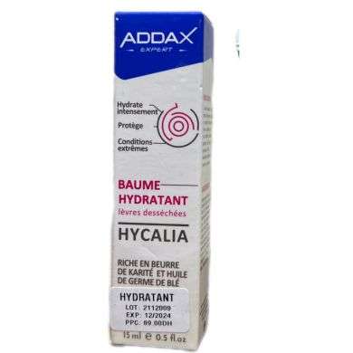 ADDAX BAUME HYDRATANT LEVRES SECHES  ADDAX BAUME HYDRATANT LEVRES SECHES