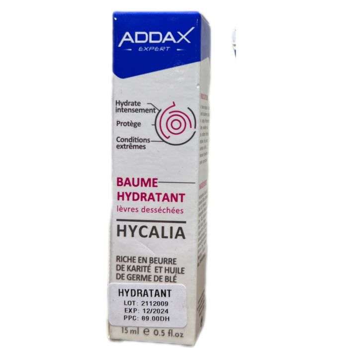 ADDAX BAUME HYDRATANT LEVRES SECHES  ADDAX BAUME HYDRATANT LEVRES SECHES