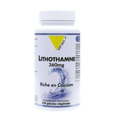 VITALL+ LITHOTHAMNE 360mg 120 gelules VITALL+ LITHOTHAMNE 360mg 120 gelules