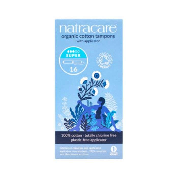 NATRACARE Tampons super avec applicateur 16 u NATRACARE Tampons super avec applicateur 16 u