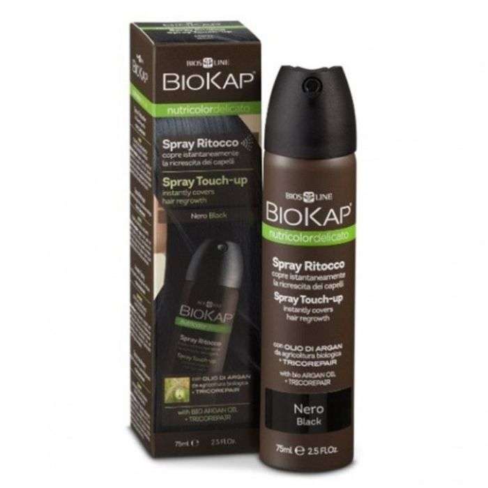 BIOKAP Spray Retouche Nutricolor Delicato NOIR 75ml BIOKAP Spray Retouche Nutricolor Delicato NOIR 75ml