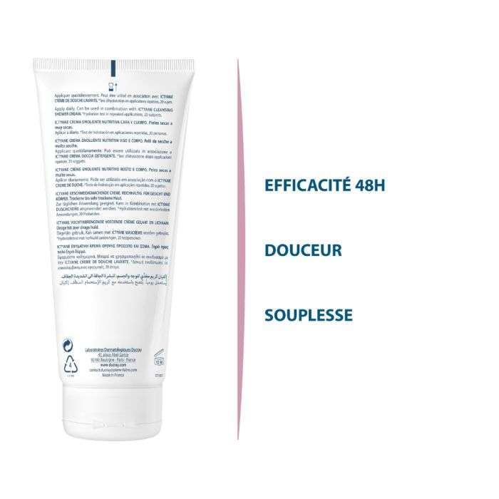 DUCRAY ICTYANE CREME EMOLLIENTE NUTRITIVE VISAGE ET CORPS 200ml DUCRAY ICTYANE CREME EMOLLIENTE NUTRITIVE VISAGE ET CORPS 200ml