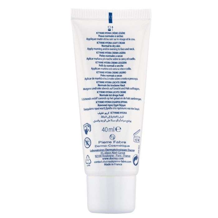 DUCRAY ICYTYANE HYDRA CREME LEGERE VISAGE 40ml DUCRAY ICYTYANE HYDRA CREME LEGERE VISAGE 40ml