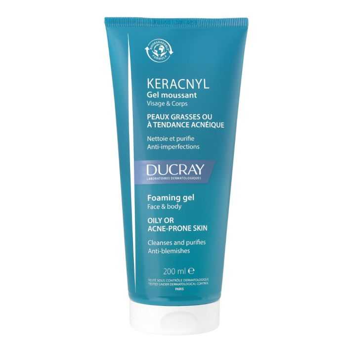 DUCRAY KERACNYL GEL MOUSSANT 200ML