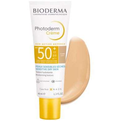 BIODERMA PHOTODERM CREME SOLAIRE SPF 50 + TEINTE CLAIRE BIODERMA PHOTODERM CREME SOLAIRE SPF 50 + TEINTE CLAIRE