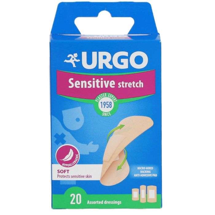 URGO SENSITIVE STRETCH SOFT 20 PANSEMENTS  URGO SENSITIVE STRETCH SOFT 20 PANSEMENTS