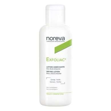 NOREVA EXFOLIAC LOTION ASSECHANTE DOS BUSTE ET EPAULES 125ML NOREVA EXFOLIAC LOTION ASSECHANTE DOS BUSTE ET EPAULES 125ML