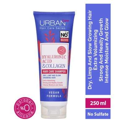 URBAN CARE SHAMPOING EXTRA VOLUME ACIDE HYALURONIQUE ET COLLAGENE 250 ML URBAN CARE SHAMPOING EXTRA VOLUME ACIDE HYALURONIQUE ET COLLAGENE 250 ML