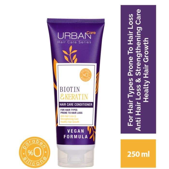 URBAN CARE APRES SHAMPOOING FORTIFIANT BIOTINE ET KERATINE 250 ML URBAN CARE APRES SHAMPOOING FORTIFIANT BIOTINE ET KERATINE 250 ML