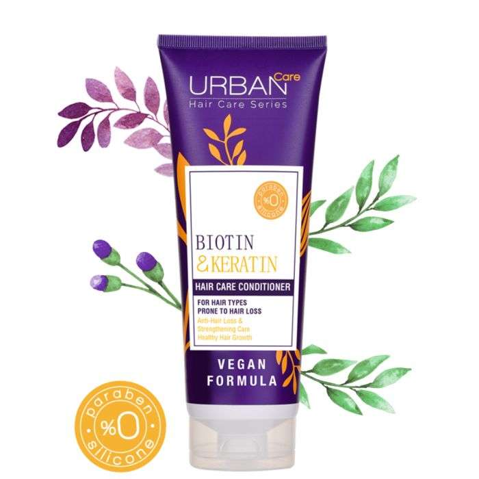 URBAN CARE APRES SHAMPOOING FORTIFIANT BIOTINE ET KERATINE 250 ML URBAN CARE APRES SHAMPOOING FORTIFIANT BIOTINE ET KERATINE 250 ML