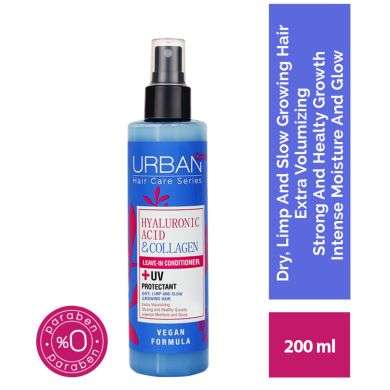 URBAN CARE LEAVE IN EXTRA VOLUME SANS RINCAGE + UV PROTECTION ACIDE HYALURONIQUE+ COLLAGENE 200 ML URBAN CARE LEAVE IN EXTRA VOLUME SANS RINCAGE + UV PROTECTION ACIDE HYALURONIQUE+ COLLAGENE 200 ML