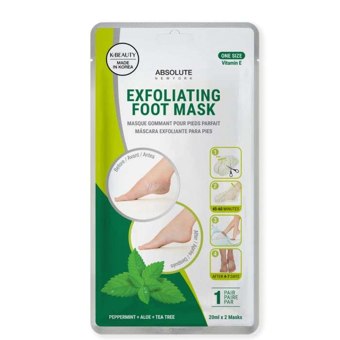 ABSOLUTE NEW YORK MASQUE EXFOLIANT PIEDS ALOE VERRA ET TEA TREE ABSOLUTE NEW YORK MASQUE EXFOLIANT PIEDS ALOE VERRA ET TEA TREE