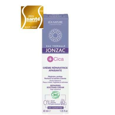 LEA NATURE EAU THERMALE JONZAC + CICA CREME REPARATRICE APAISANTE 40ML LEA NATURE EAU THERMALE JONZAC + CICA CREME REPARATRICE APAISANTE 40ML