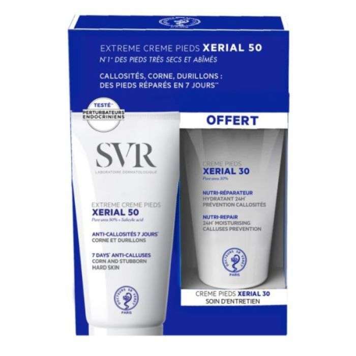 SVR XERIAL 30 CREME PIEDS + EXTREME CREME PIEDS 50 ML SVR XERIAL 30 CREME PIEDS + EXTREME CREME PIEDS 50 ML