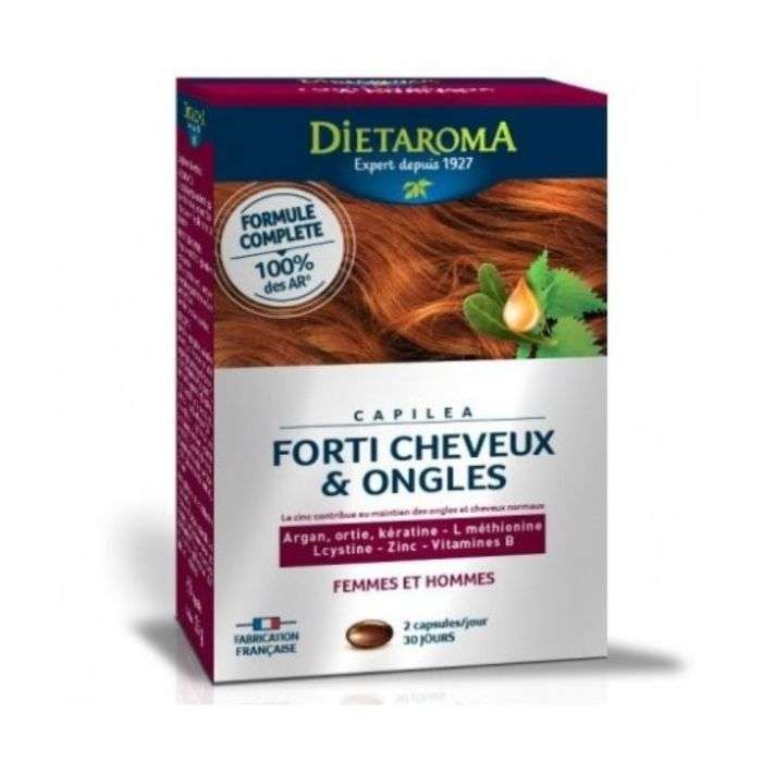 DIETAROMA CAPILEA FORTI CHEVEUX ET ONGLES 60 CAPSULES DIETAROMA CAPILEA FORTI CHEVEUX ET ONGLES 60 CAPSULES