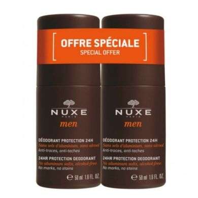 NUXE MEN OFFRE 2 DEODORANT PROTECTION 24H 50ML NUXE MEN OFFRE 2 DEODORANT PROTECTION 24H 50ML