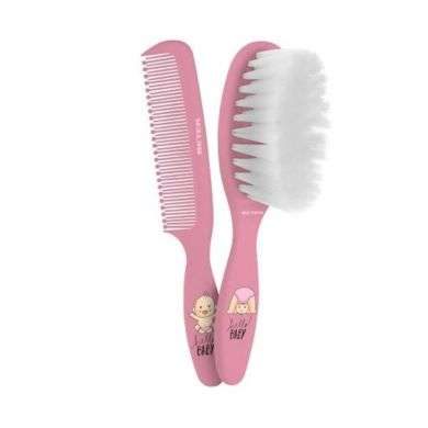 BETER MANUCURE BROSSE ET PEIGNE POUR BEBE EXTRA SOFT ROSE BETER MANUCURE BROSSE ET PEIGNE POUR BEBE EXTRA SOFT ROSE