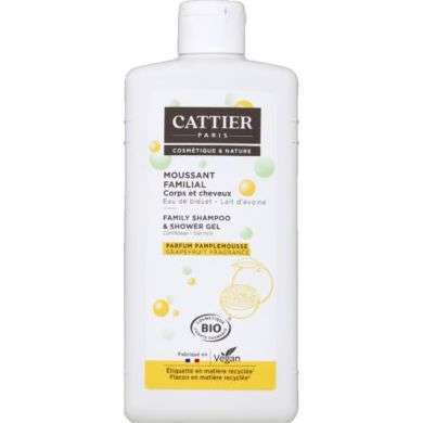 CATTIER MOUSSANT FAMILIAL CORPS ET CHEVEUX BIO PARFUM PAMPLEMOUSSE 500ML CATTIER MOUSSANT FAMILIAL CORPS ET CHEVEUX BIO PARFUM PAMPLEMOUSSE 500ML