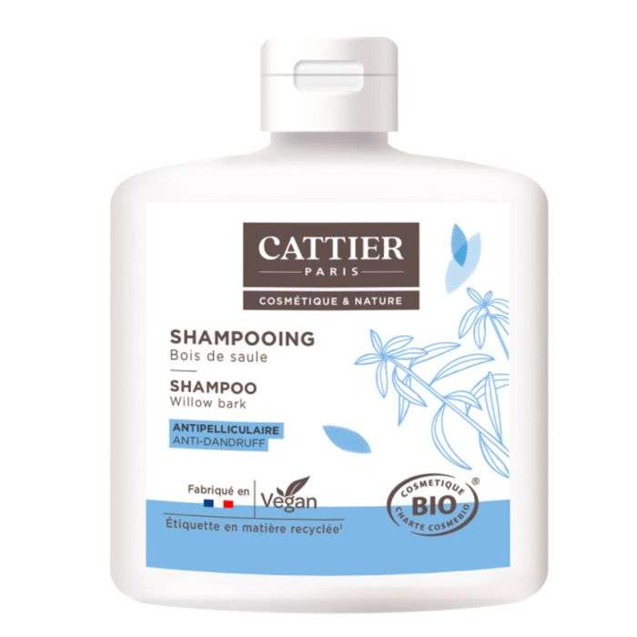 CATTIER SHAMPOOING ANTIPELLICULAIRE BOIS DE SAULE 250 ML CATTIER SHAMPOOING ANTIPELLICULAIRE BOIS DE SAULE 250 ML