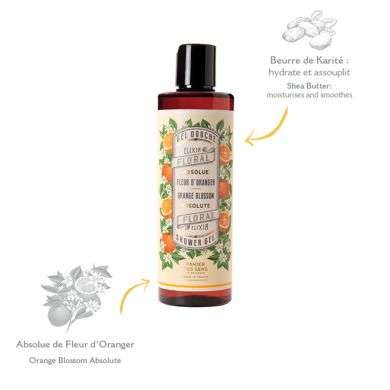 PANIER DES SENS GEL DOUCHE HUILE ESSENTIELLE FLEUR D'ORANGER 250 ML PANIER DES SENS GEL DOUCHE HUILE ESSENTIELLE FLEUR D'ORANGER 250 ML
