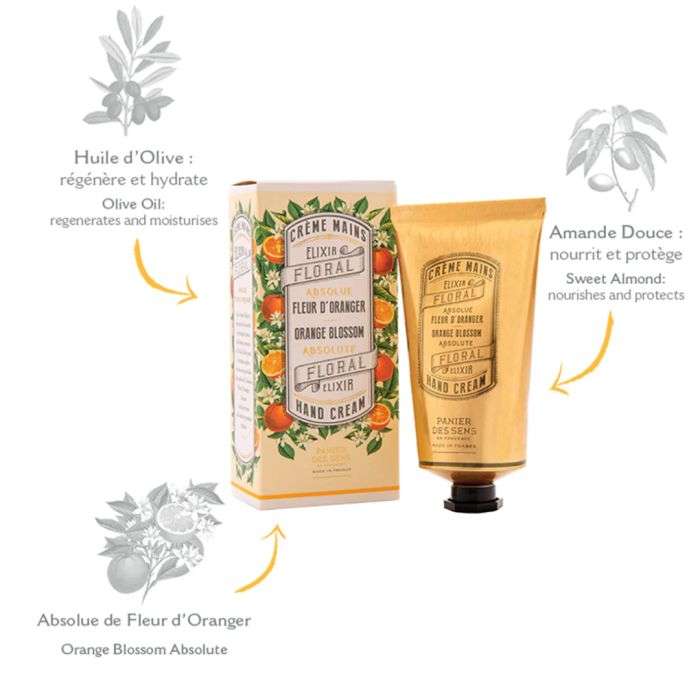 PANIER DES SENS CREME MAINS ABSOLUE FLEUR D'ORANGER 75 ML PANIER DES SENS CREME MAINS ABSOLUE FLEUR D'ORANGER 75 ML