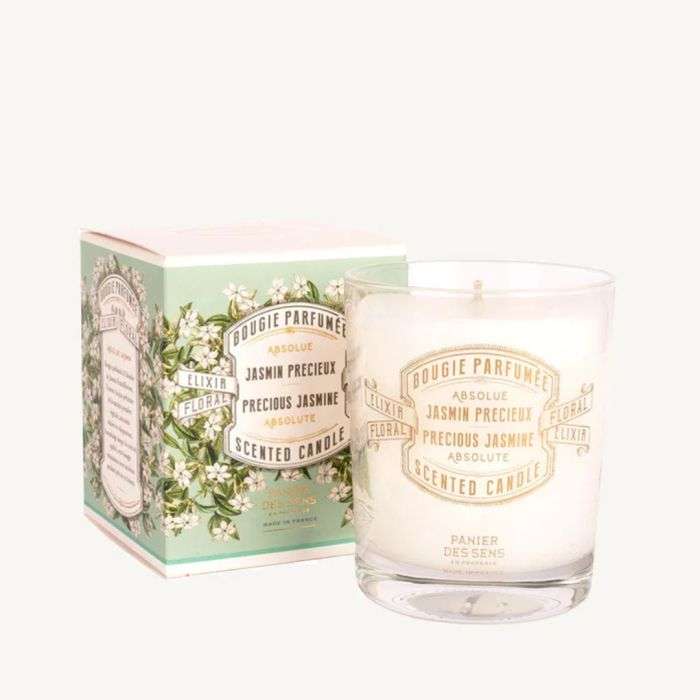 PANIER DES SENS BOUGIE PARFUMEE HUILE ESSENTIELLE JASMIN PRECIEUX PANIER DES SENS BOUGIE PARFUMEE HUILE ESSENTIELLE JASMIN PRECIEUX