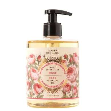 PANIER DES SENS SAVON LIQUIDE DE MARSEILLE HUILE ESSENTIELLE DE ROSE 500 ML PANIER DES SENS SAVON LIQUIDE DE MARSEILLE HUILE ESSENTIELLE DE ROSE 500 ML