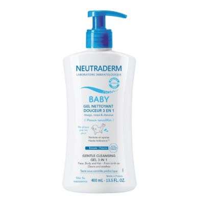 NEUTRADERM BEBE GEL NETTOYANT DOUCEUR 3 EN 1 400 ML NEUTRADERM BEBE GEL NETTOYANT DOUCEUR 3 EN 1 400 ML