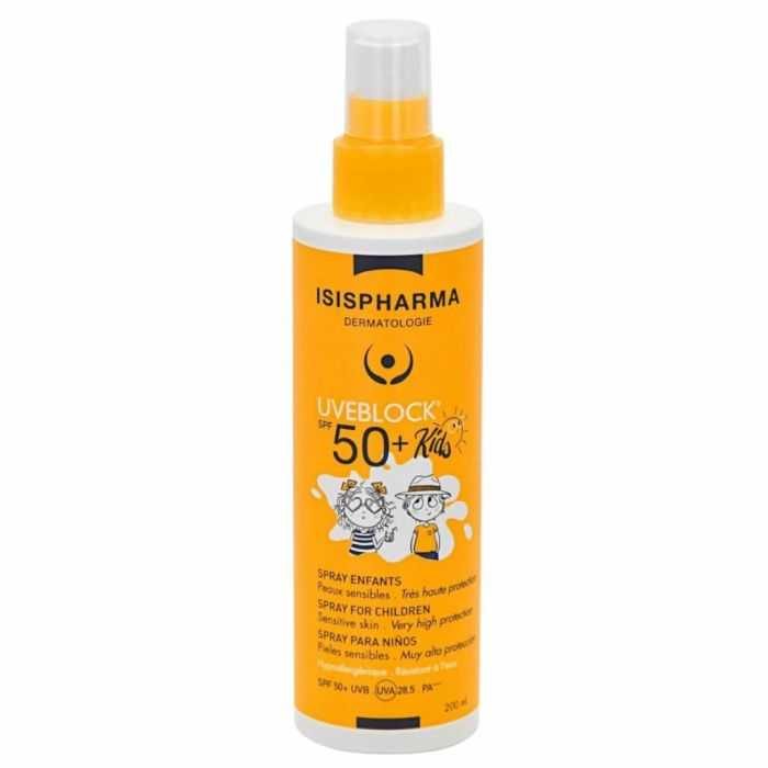ISISPHARMA UVEBLOCK SPRAY ENFANTS SPF 50 200 ML ISISPHARMA UVEBLOCK SPRAY ENFANTS SPF 50 200 ML