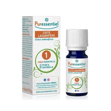 PURESSENTIEL CISTE LADANIFÈRE BIO HUILE ESSENTIELLE 5ML PURESSENTIEL CISTE LADANIFÈRE BIO HUILE ESSENTIELLE 5ML