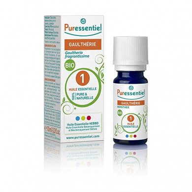 PURESSENTIEL GAULTHÉRIE BIO HUILE ESSENTIELLE 10ML PURESSENTIEL GAULTHÉRIE BIO HUILE ESSENTIELLE 10ML