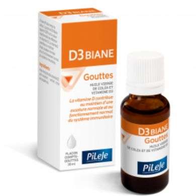 PILEJE D3BIANE GOUTTES 20 ML PILEJE D3BIANE GOUTTES 20 ML