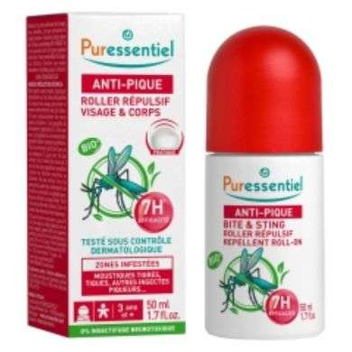 PURESSENTIEL ANTI PIQUE ROLLER REPULSIF VISAGE ET COEPS 50 ML PURESSENTIEL ANTI PIQUE ROLLER REPULSIF VISAGE ET COEPS 50 ML