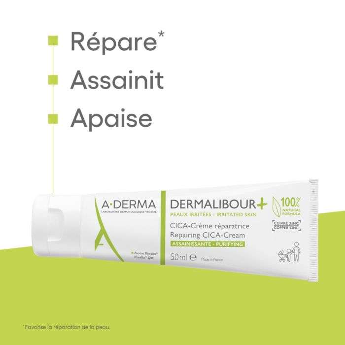 ADERMA DERMALIBOUR + CICA CREME REPARATRICE 50 ML ADERMA DERMALIBOUR + CICA CREME REPARATRICE 50 ML