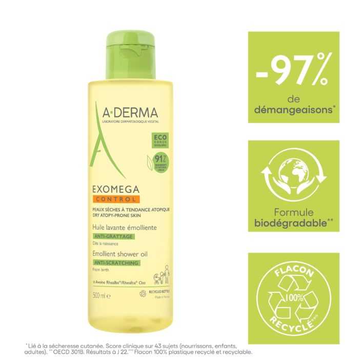 ADERMA EXOMEGA CONTROLE HUILE LAVANTE EMOLLIENTE 500ML ADERMA EXOMEGA CONTROLE HUILE LAVANTE EMOLLIENTE 500ML