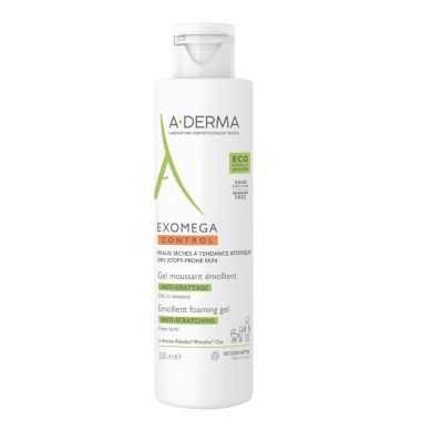 ADERMA EXOMEGA CONTROL GEL MOUSSANT EMOLLIENT VISAGE CORPS 200ML ADERMA EXOMEGA CONTROL GEL MOUSSANT EMOLLIENT VISAGE CORPS 200ML