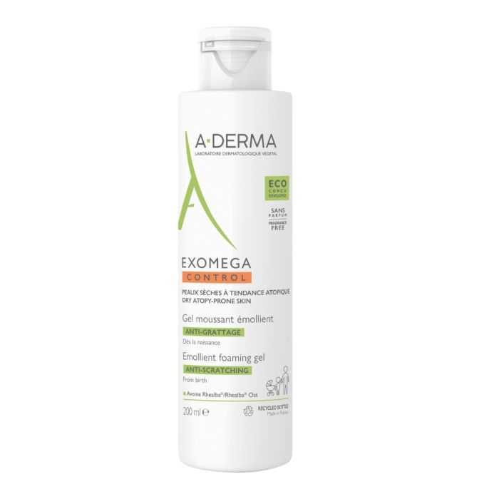 ADERMA EXOMEGA CONTROL GEL MOUSSANT EMOLLIENT VISAGE CORPS 200ML ADERMA EXOMEGA CONTROL GEL MOUSSANT EMOLLIENT VISAGE CORPS 200ML