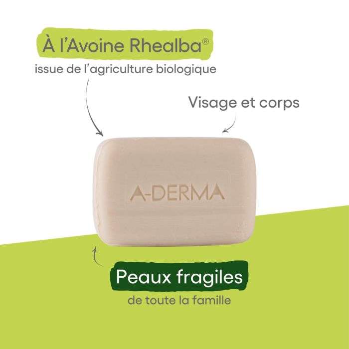 ADERMA PAIN DERMATOLOGIQUE APAISANT LAIT D'AVOIN ADERMA PAIN DERMATOLOGIQUE APAISANT LAIT D'AVOIN